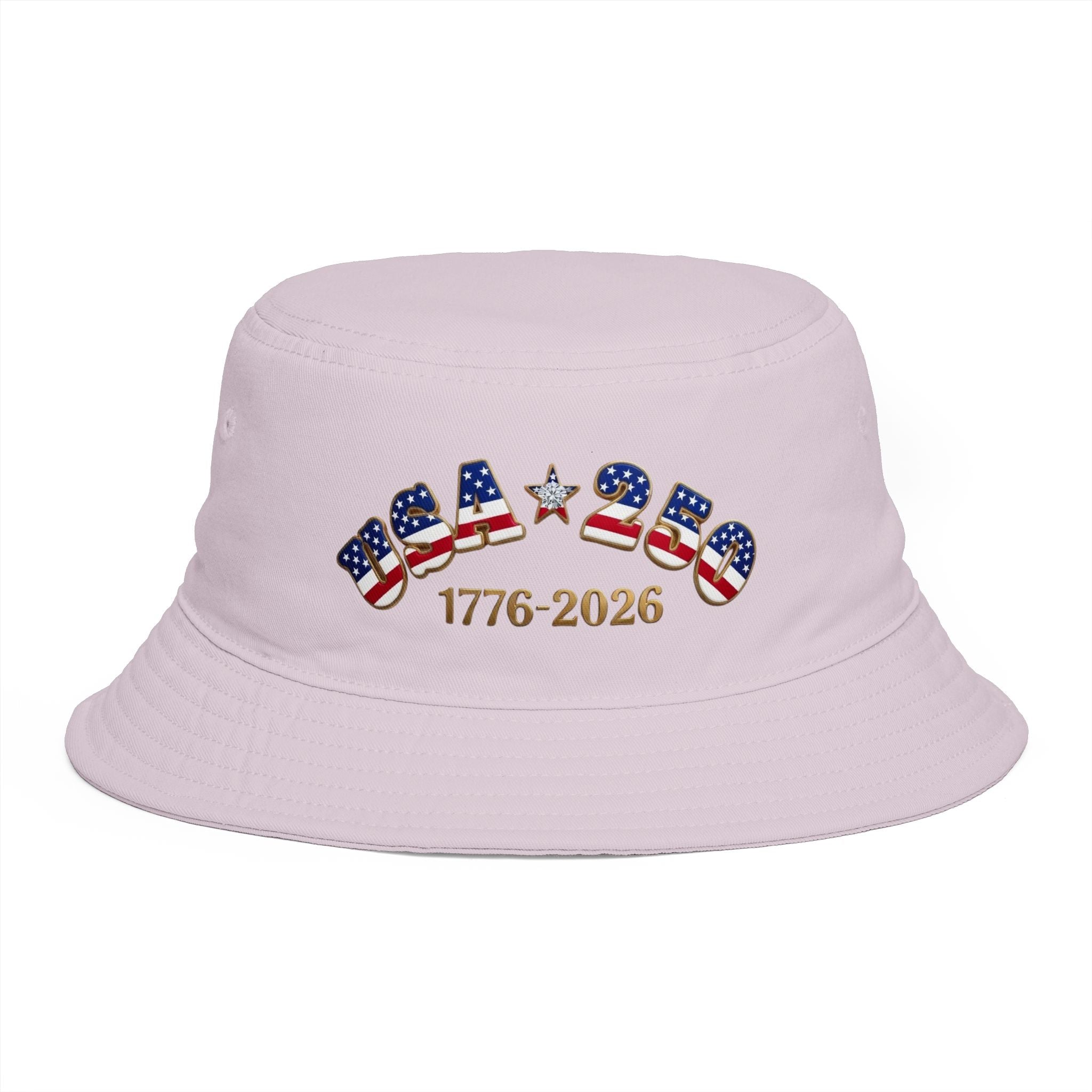 USA 1776-2026 Patriotic Bucket Hat | Fourth of July Celebration or Gardening