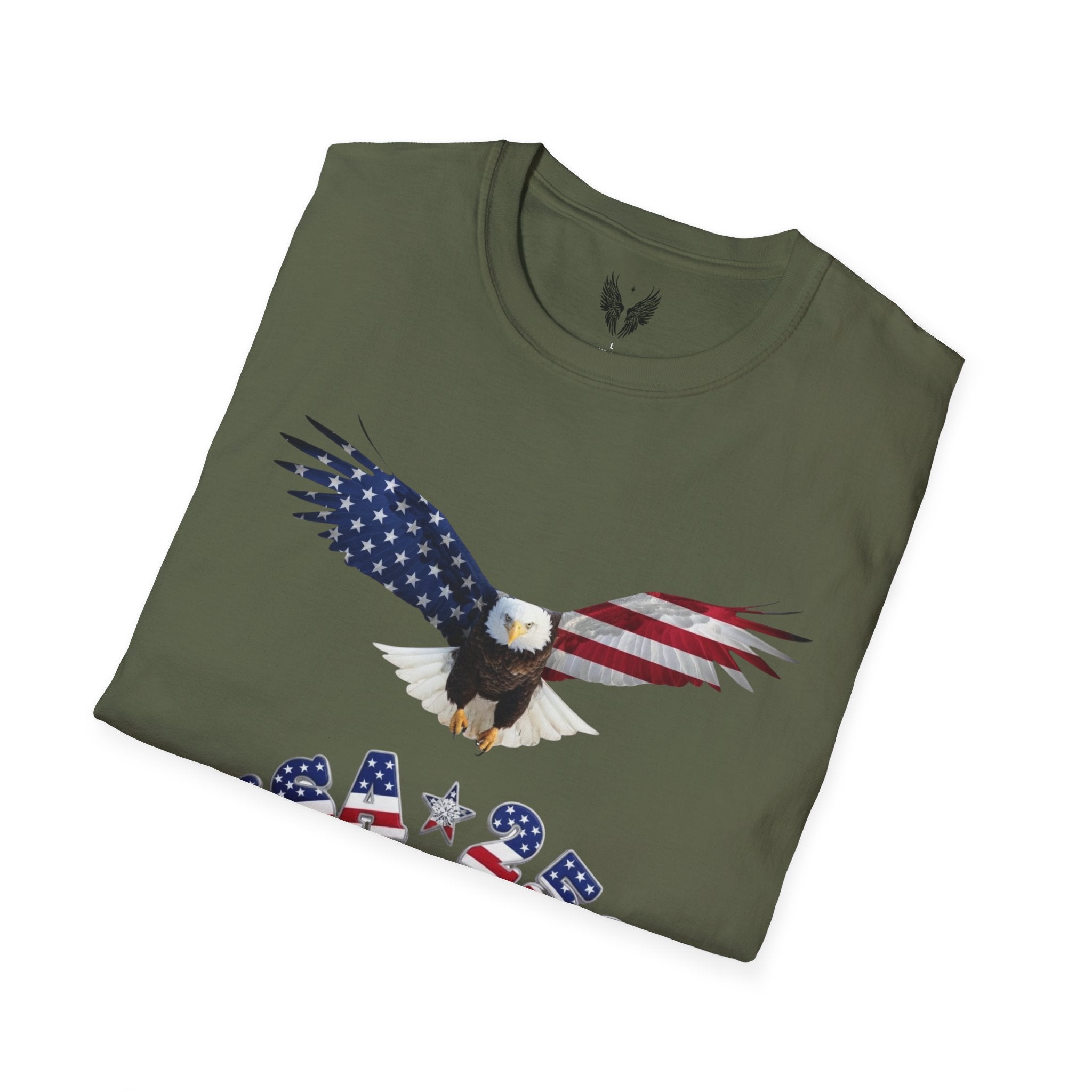 American Flag Eagle Unisex T-Shirt | Patriotic 1776-2026 Design, USA 250 Tribute