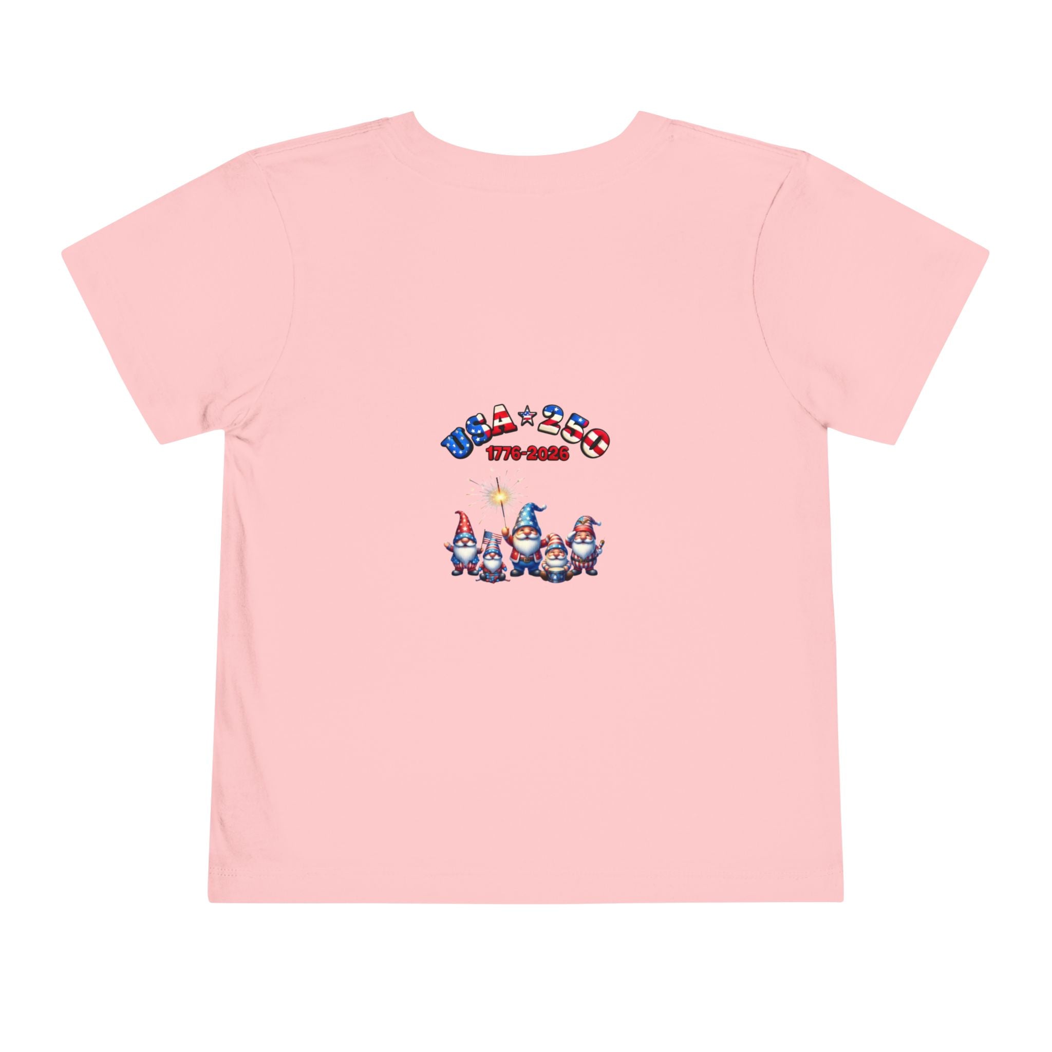 Patriotic Gnomes Unisex Toddler Tee | USA Stars Stripes 1776-2026