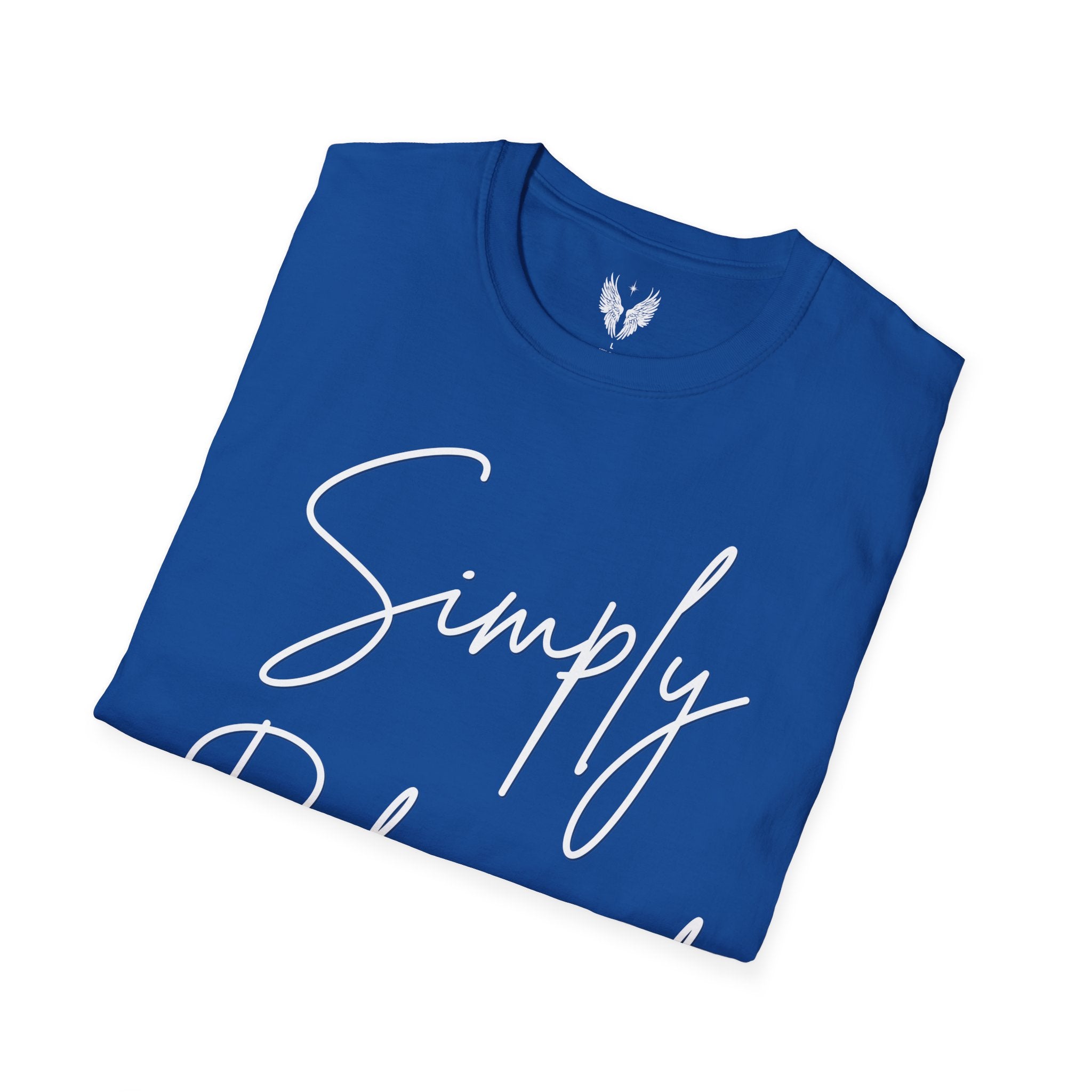 Simply Blessed Message Unisex Tee | Love, Gratitude, Faith T-Shirt