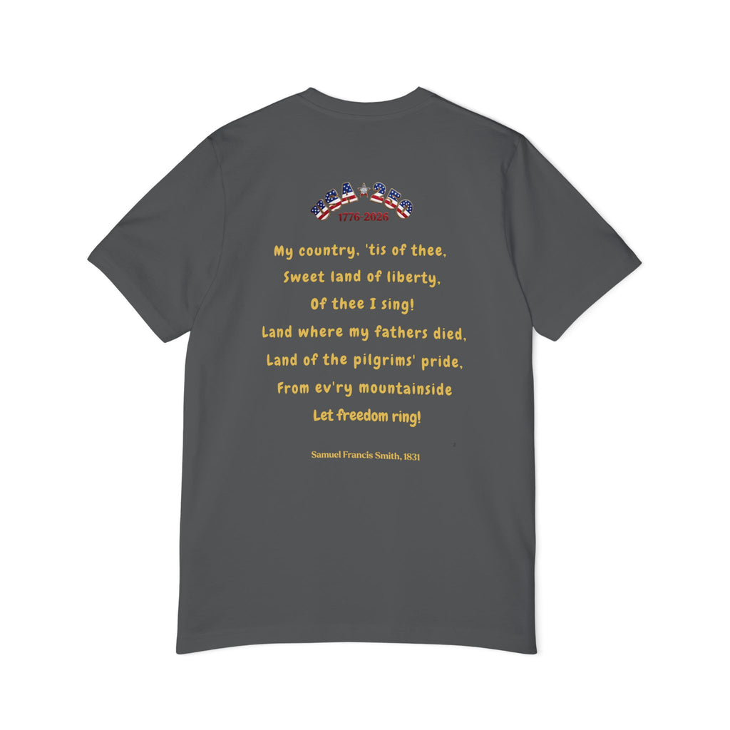 Of Thee I Sing USA 250 Unisex T-Shirt, 1776-2026 | Patriotic Tee