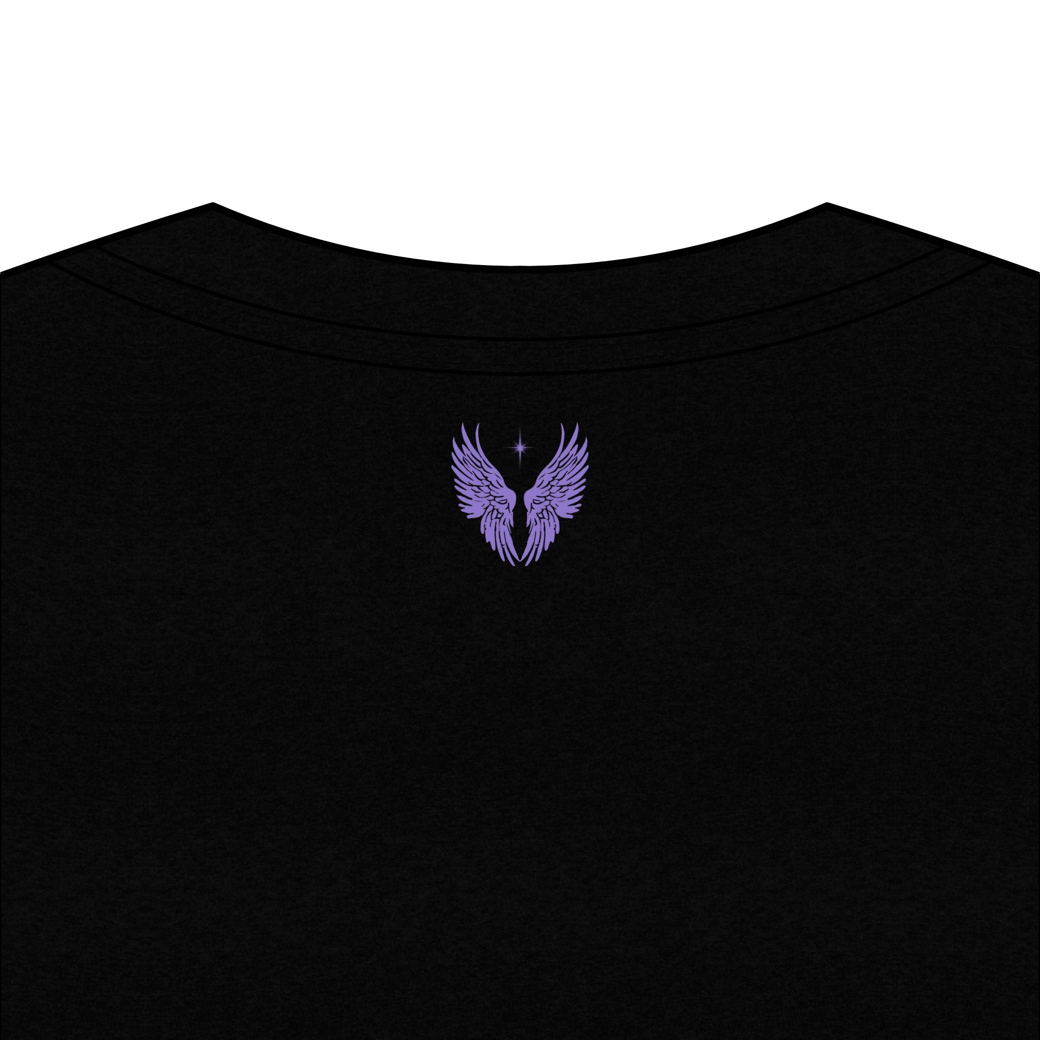Emmanuel "God With Us" Name of God - Ladies V-Neck T-Shirt | Purple Script
