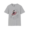 Ballet Dancer Illustration T-Shirt | Dance is Your Pulse Quote Jacques d'Amboise