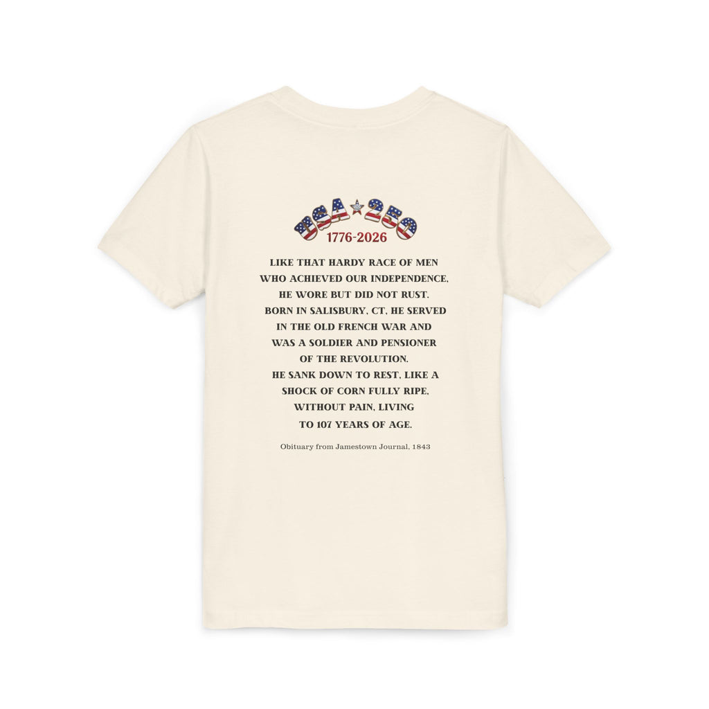 OWENS FAMILY with authentic obituary - Proud Descendant of a Patriot Unisex Kids Tee | Revolutionary Soldier, American Flag