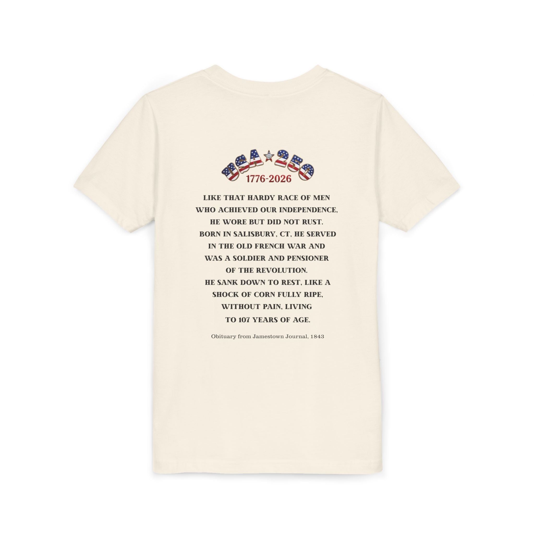 OWENS FAMILY with authentic obituary - Proud Descendant of a Patriot Unisex Kids Tee | Revolutionary Soldier, American Flag