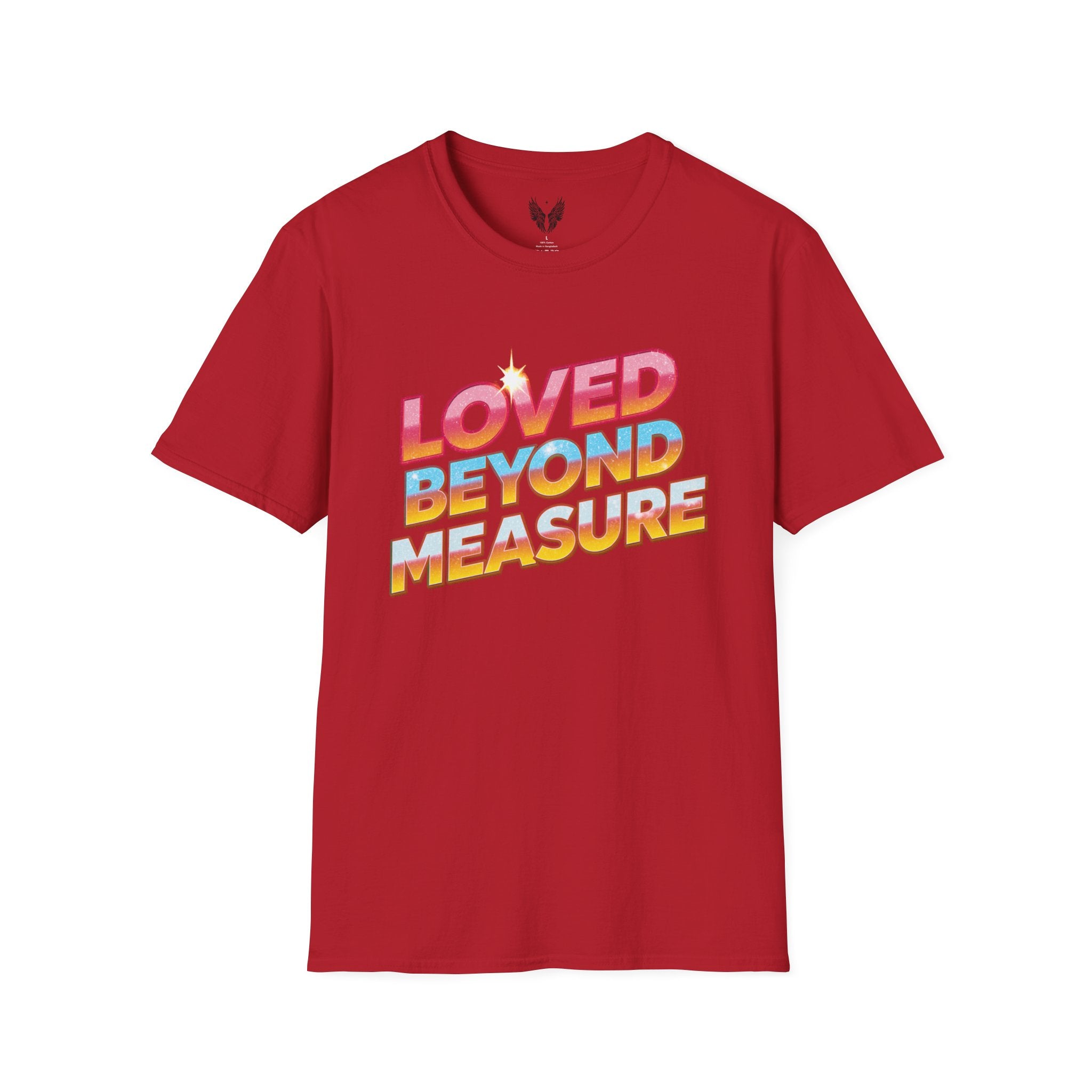 Loved Beyond Measure Unisex Tee | Love Gratitude T-Shirt, Vintage 80's