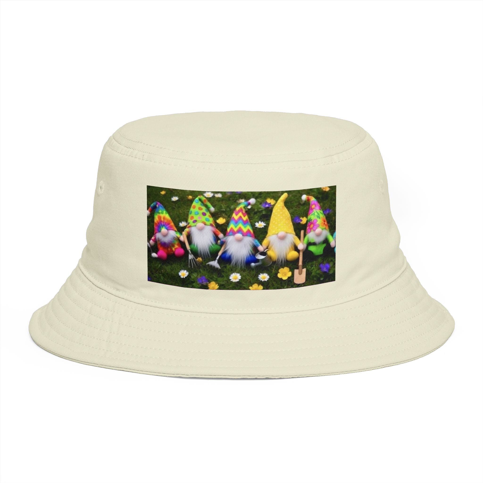 Garden Gnomes Unisex Bucket Hat | Cute Colorful Gardening Sun Hat