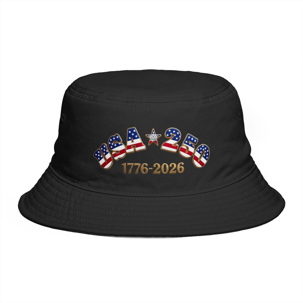 USA 1776-2026 Patriotic Bucket Hat | Fourth of July Celebration or Gardening