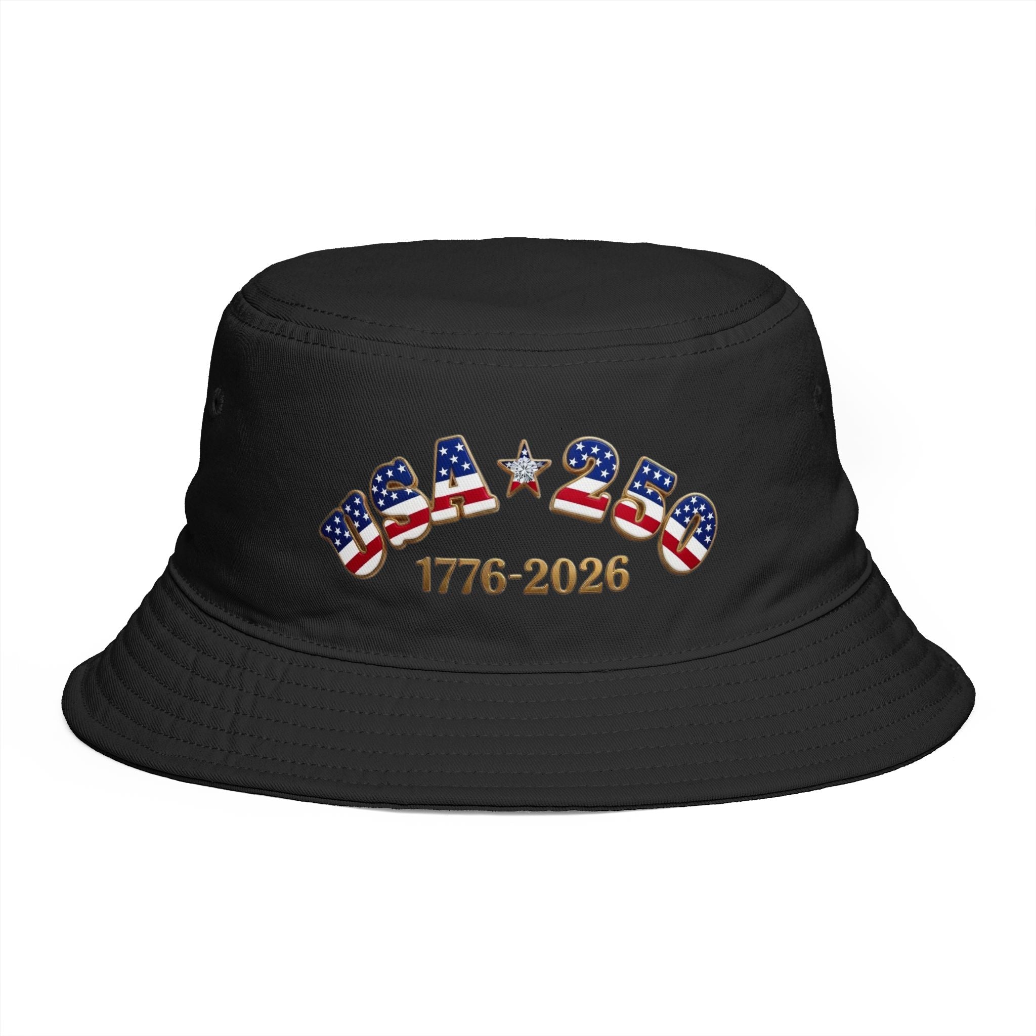 USA 1776-2026 Patriotic Bucket Hat | Fourth of July Celebration or Gardening
