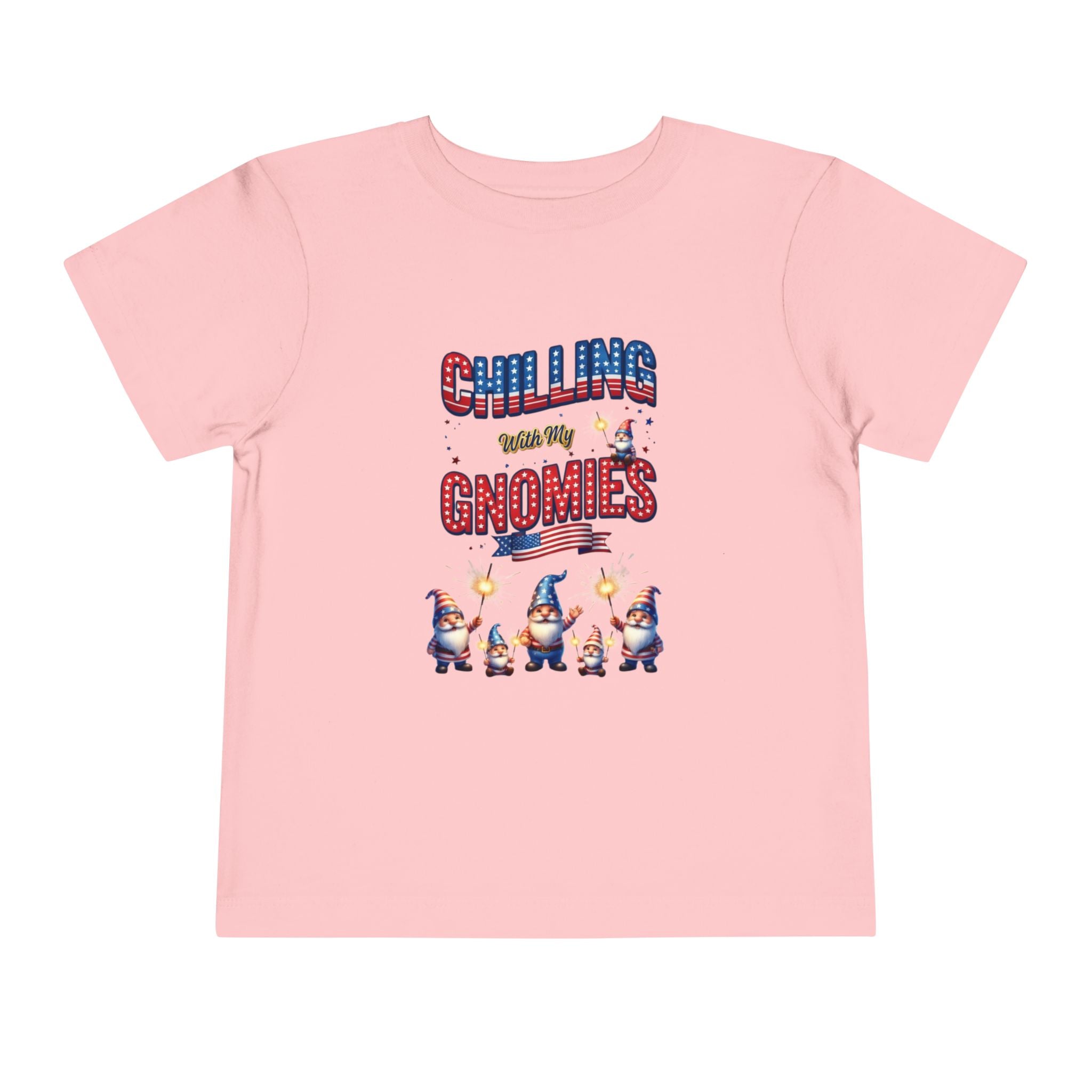 Patriotic Gnomes Unisex Toddler Tee | USA Stars Stripes 1776-2026