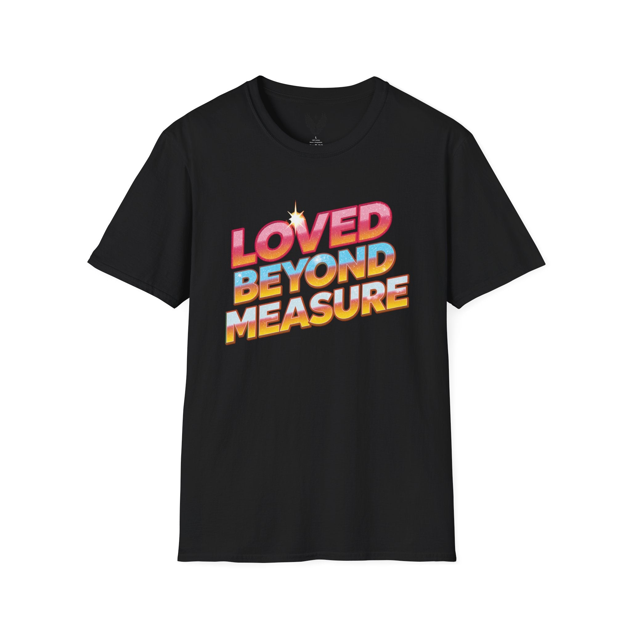 Loved Beyond Measure Unisex Tee | Love Gratitude T-Shirt, Vintage 80's