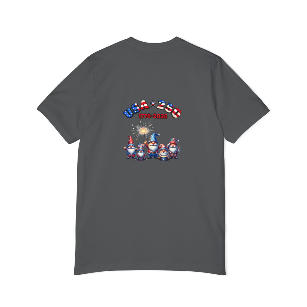 Chilling with My Gnomies Patriotic Unisex T-Shirt | USA 250, 1776-2026