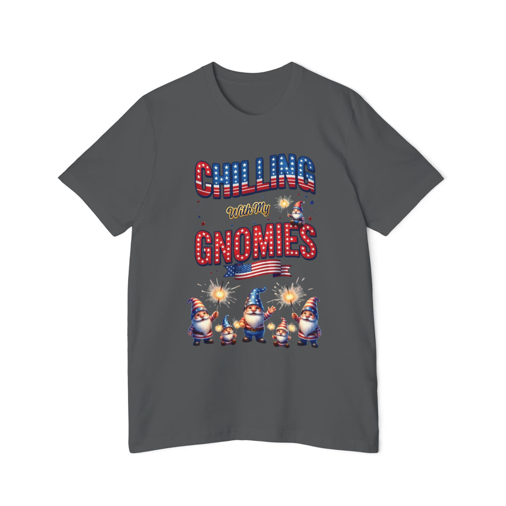 Chilling with My Gnomies Patriotic Unisex T-Shirt | USA 250, 1776-2026