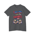 Chilling with My Gnomies Patriotic Unisex T-Shirt | USA 250, 1776-2026