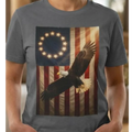 Betsy Ross Flag Soaring Eagle Unisex T-Shirt | USA 250 1776-2026, The Flag Speaks poem
