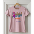 Grateful for This Moment Floral Tee | Ladies Scoop Neck