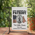 Proud Descendant of Patriot Personalized Banner Garden & House Banner | USA 250 Tribute