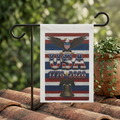 USA 250 Tribute Liberty Bell and Soaring Eagle Garden Flag | Patriotic Outdoor Decor