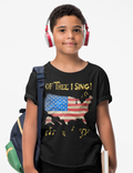 Of Thee I Sing Unisex Youth Tee | Patriotic Stars Stripes, USA 250 Tribute
