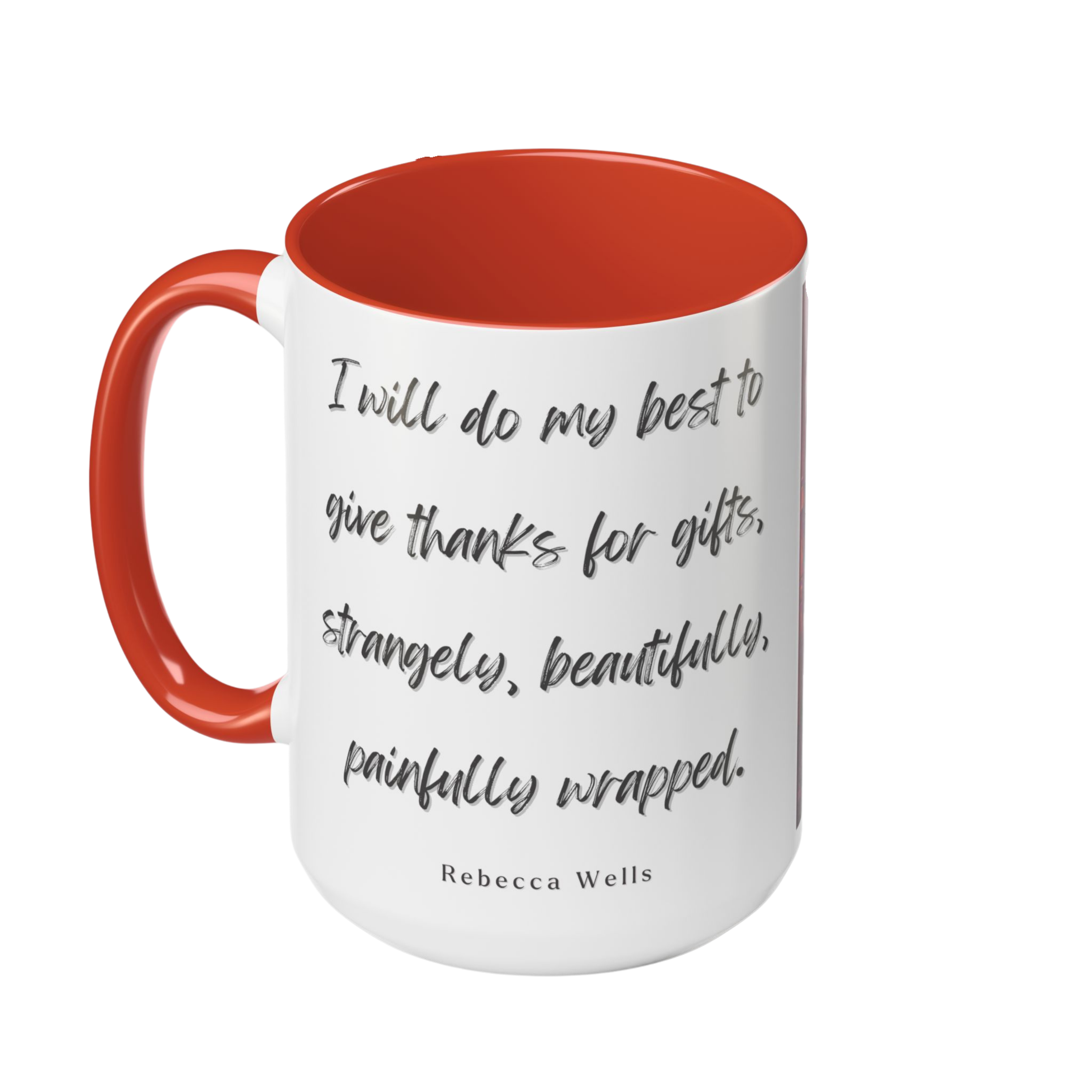 Gratitude and Peace Henry Clive Sultana 1925 Accent Coffee Mug | Inspirational Quote