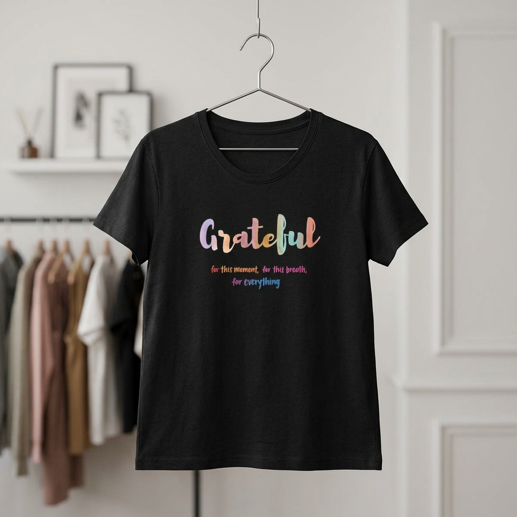 Grateful for This Moment Tee | Ladies Scoop Neck