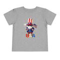 Uncle Sam Gnome Unisex Toddler Tee | USA Patriotic Fourth of July Shirt | Yankee Doodle Lyrics on back