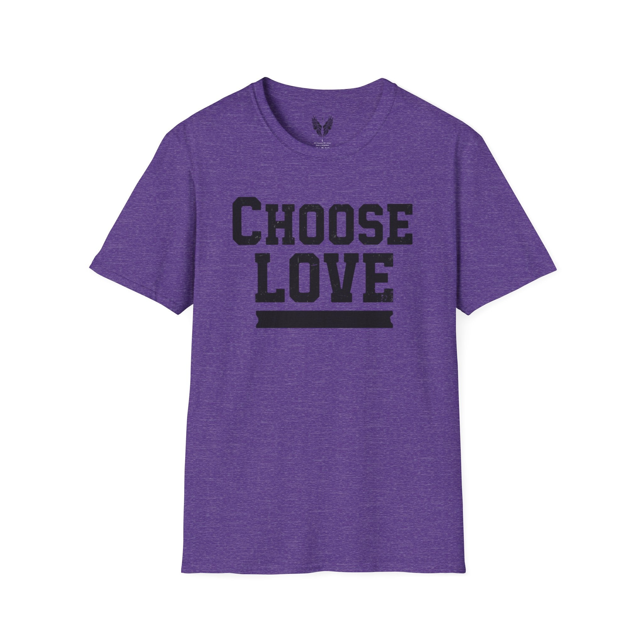 Choose Love Inspirational Unisex T-Shirt | Strong Love Message Tee