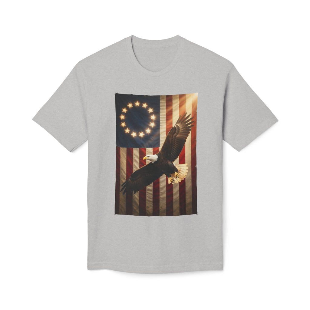 Betsy Ross Flag Soaring Eagle Unisex T-Shirt | USA 250 1776-2026, The Flag Speaks poem