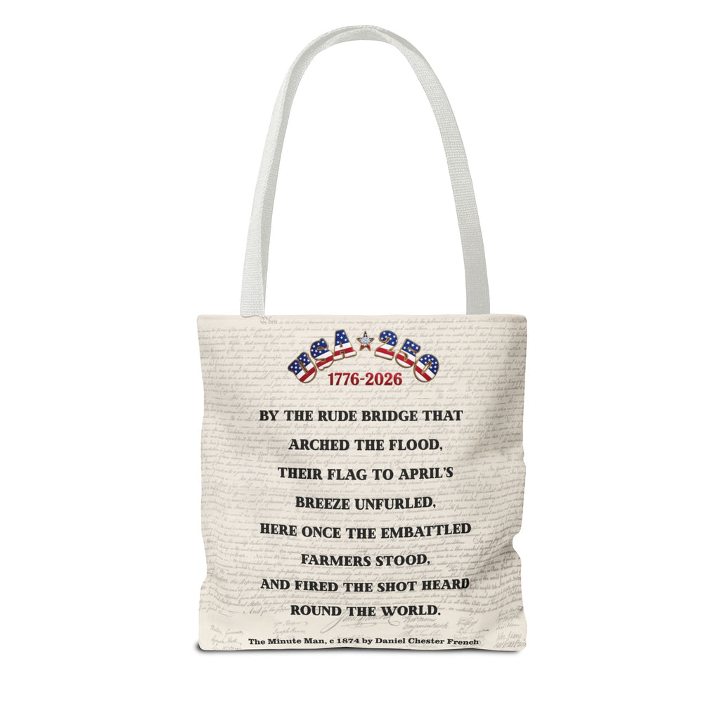 Patriot Descendant Tote Bag — "Proud Descendant of a Patriot" Revolutionary War Tribute | Personalize