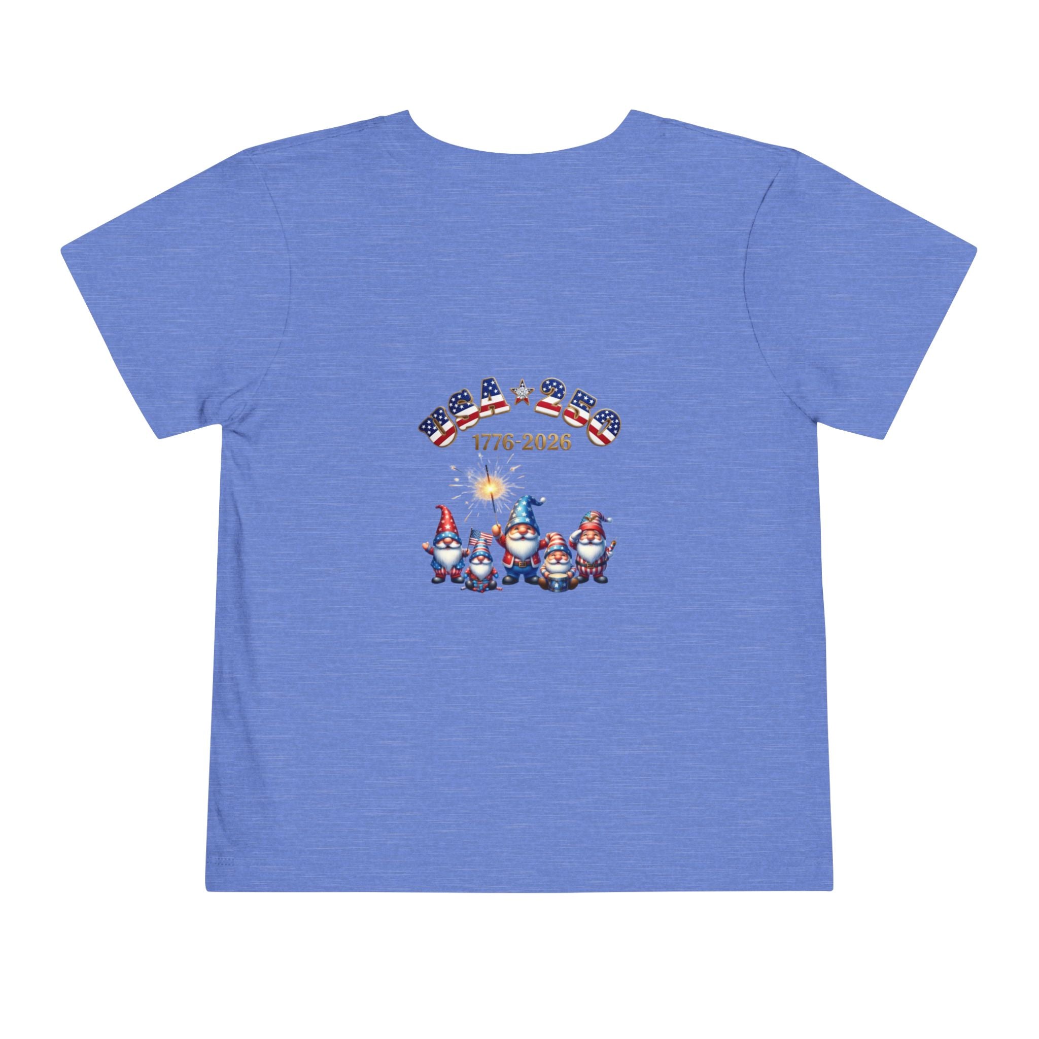 Patriotic Gnomes Unisex Toddler Tee | USA Stars Stripes 1776-2026