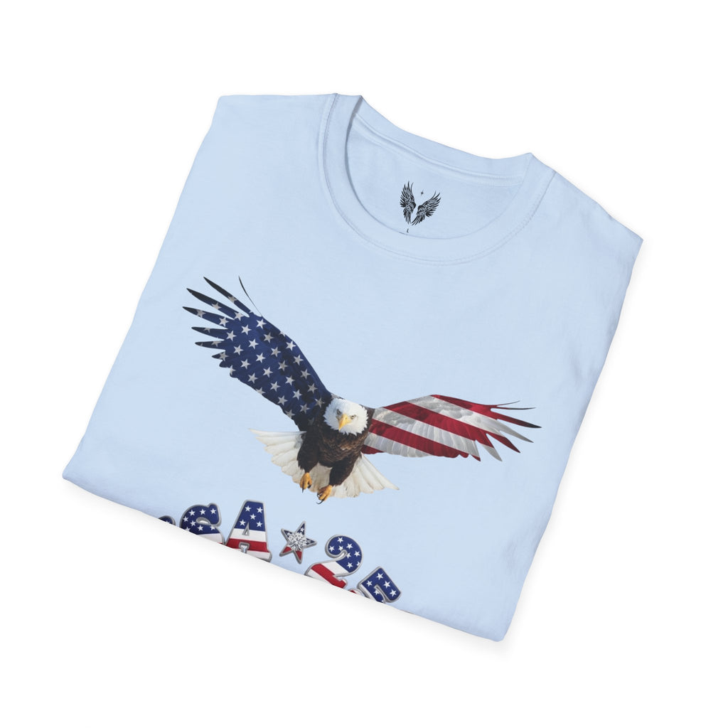 American Flag Eagle Unisex T-Shirt | Patriotic 1776-2026 Design, USA 250 Tribute