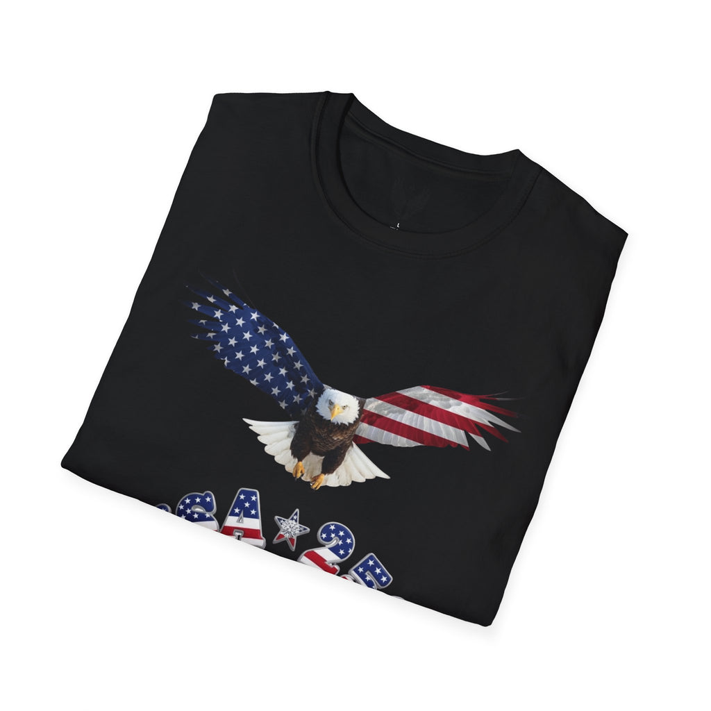 American Flag Eagle Unisex T-Shirt | Patriotic 1776-2026 Design, USA 250 Tribute
