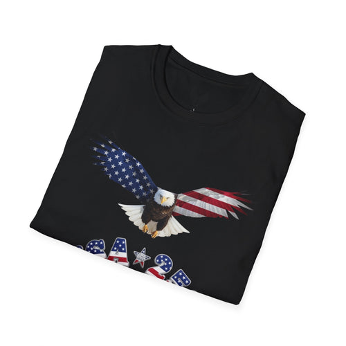 American Flag Eagle Unisex T-Shirt | Patriotic 1776-2026 Design, USA 250 Tribute
