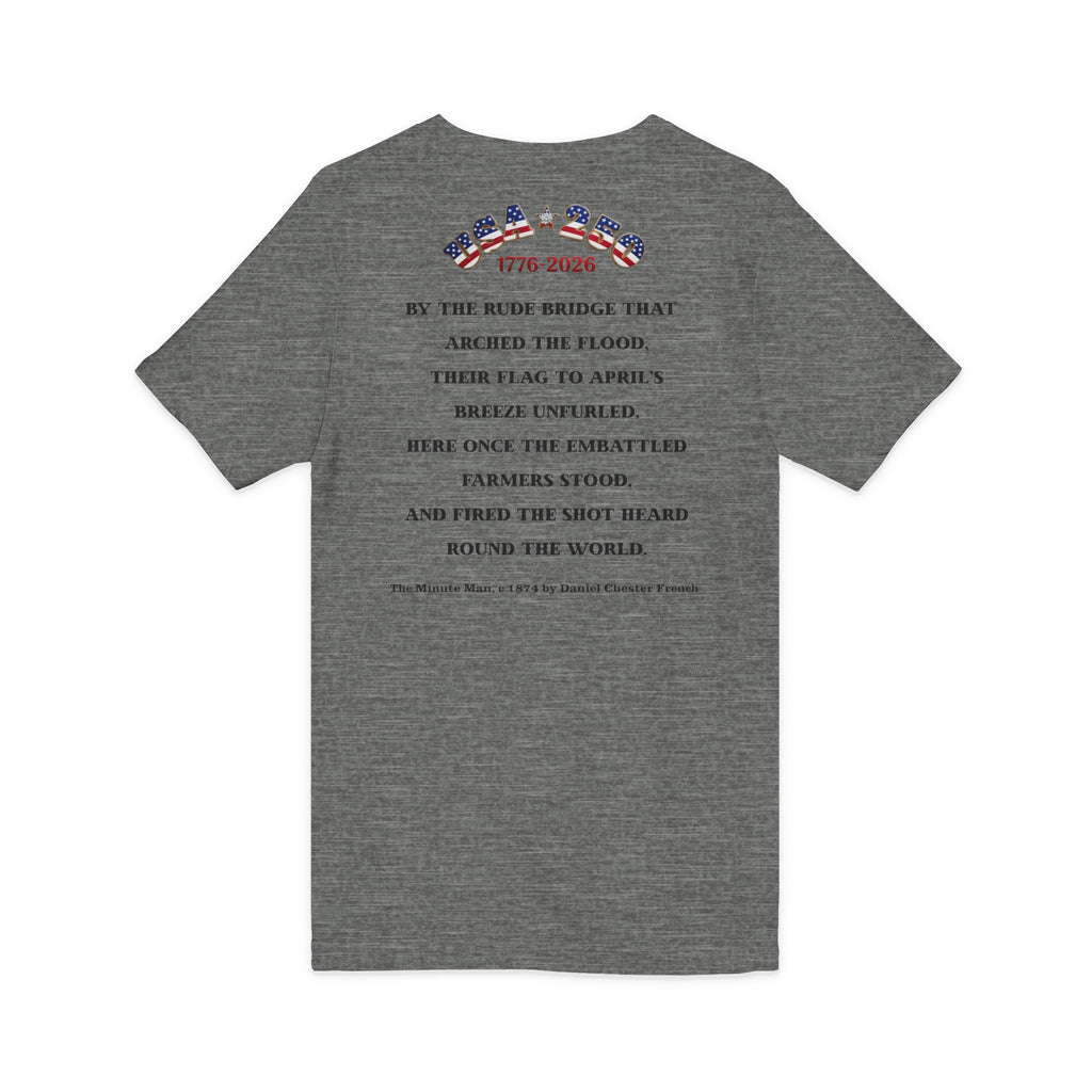 Patriot Ancestor V-Neck Tee — "Proud Descendant of a Patriot" Historical Tribute Shirt | Personalized