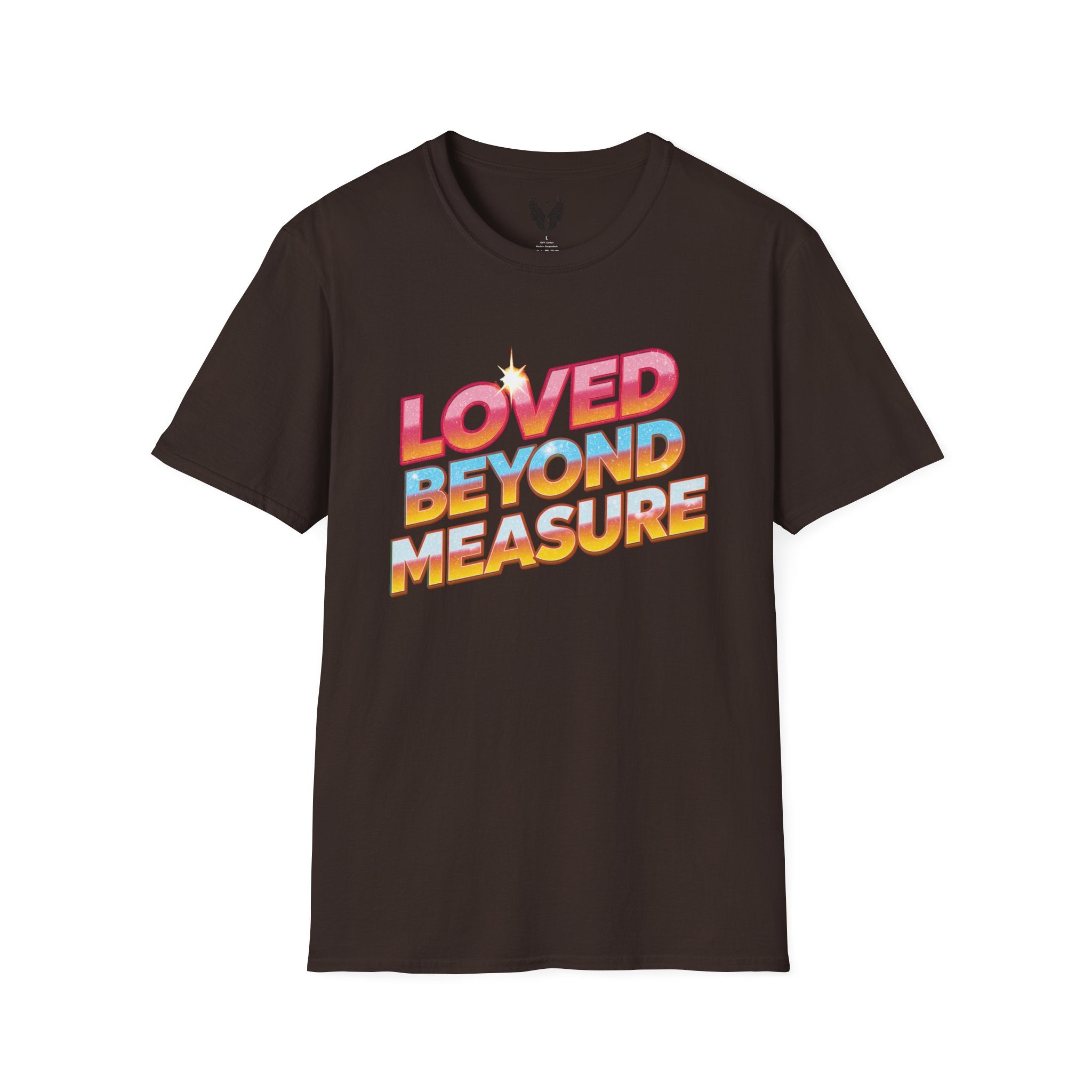 Loved Beyond Measure Unisex Tee | Love Gratitude T-Shirt, Vintage 80's