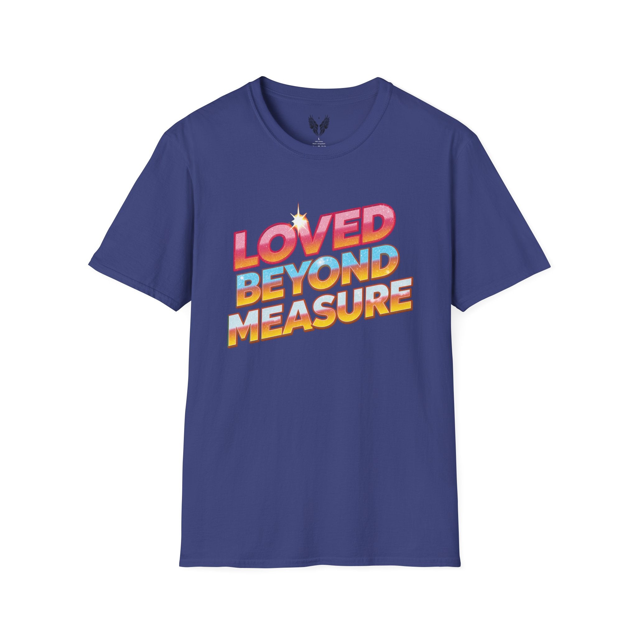 Loved Beyond Measure Unisex Tee | Love Gratitude T-Shirt, Vintage 80's