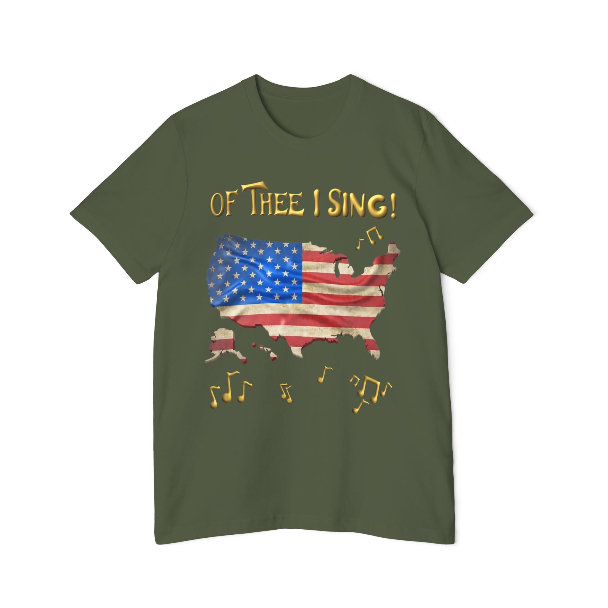 Of Thee I Sing USA 250 Unisex T-Shirt, 1776-2026 | Patriotic Tee