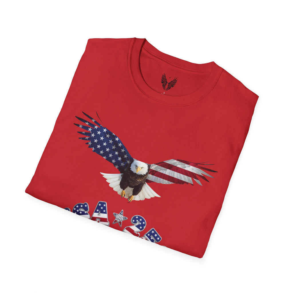 American Flag Eagle Unisex T-Shirt | Patriotic 1776-2026 Design, USA 250 Tribute