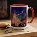 Gratitude and Peace Henry Clive Sultana 1925 Accent Coffee Mug | Inspirational Quote