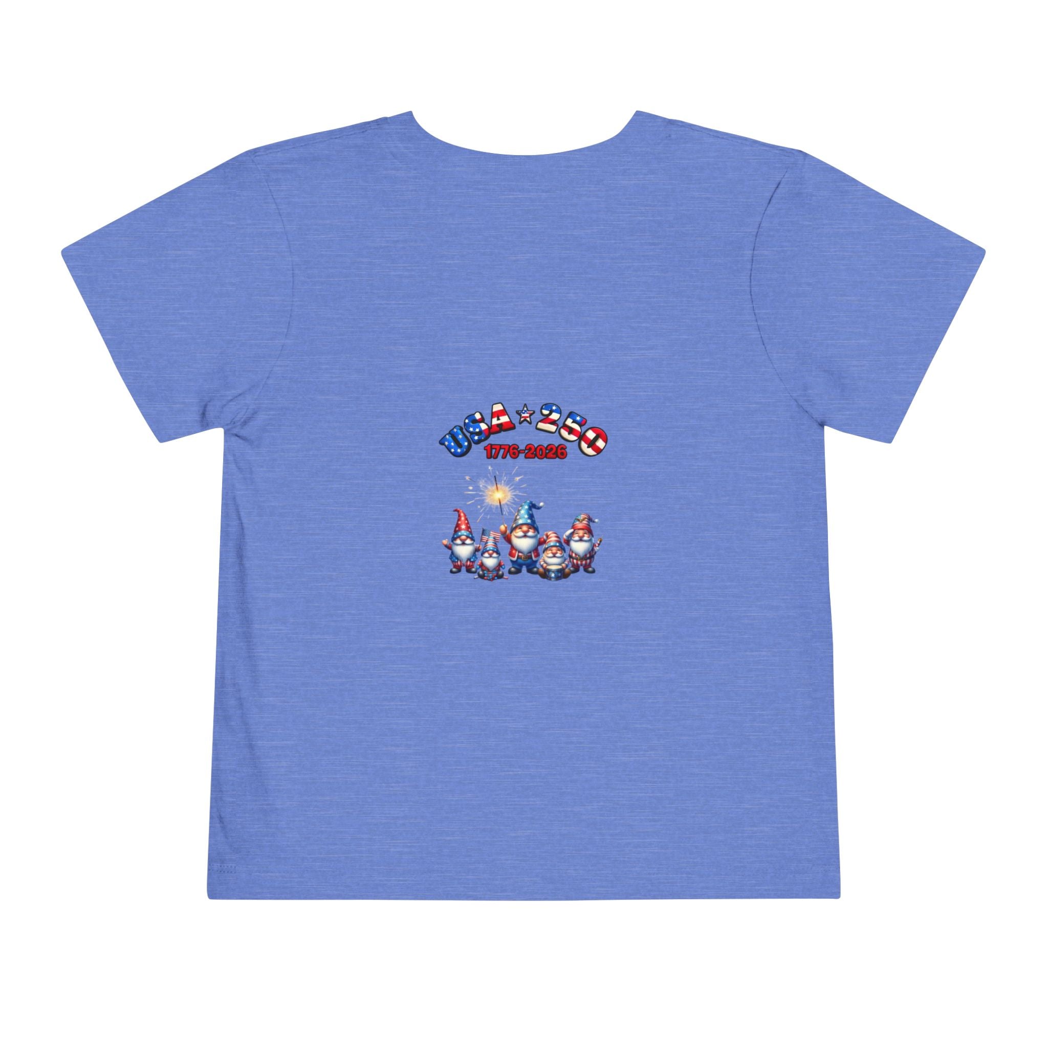 Patriotic Gnomes Unisex Toddler Tee | USA Stars Stripes 1776-2026