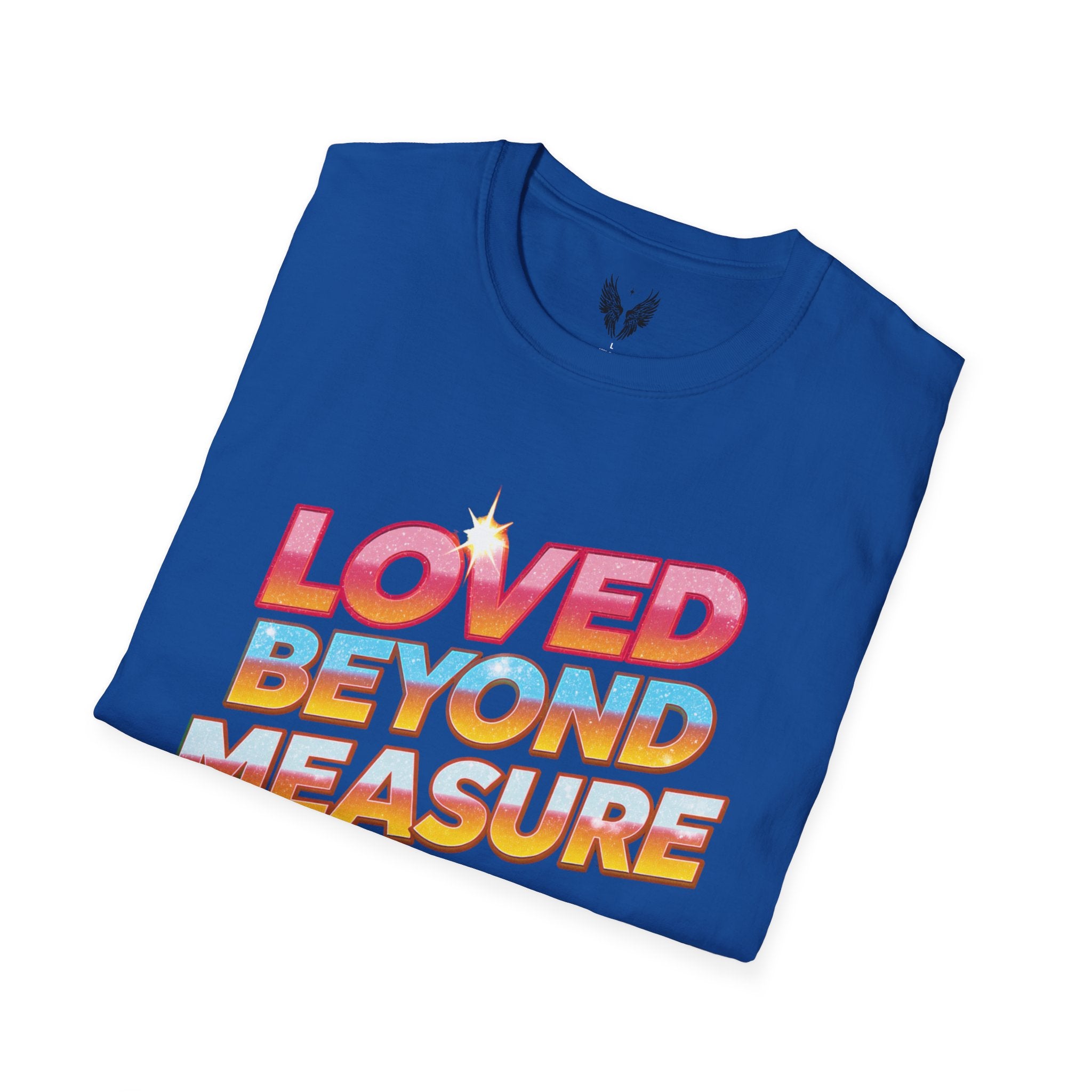 Loved Beyond Measure Unisex Tee | Love Gratitude T-Shirt, Vintage 80's