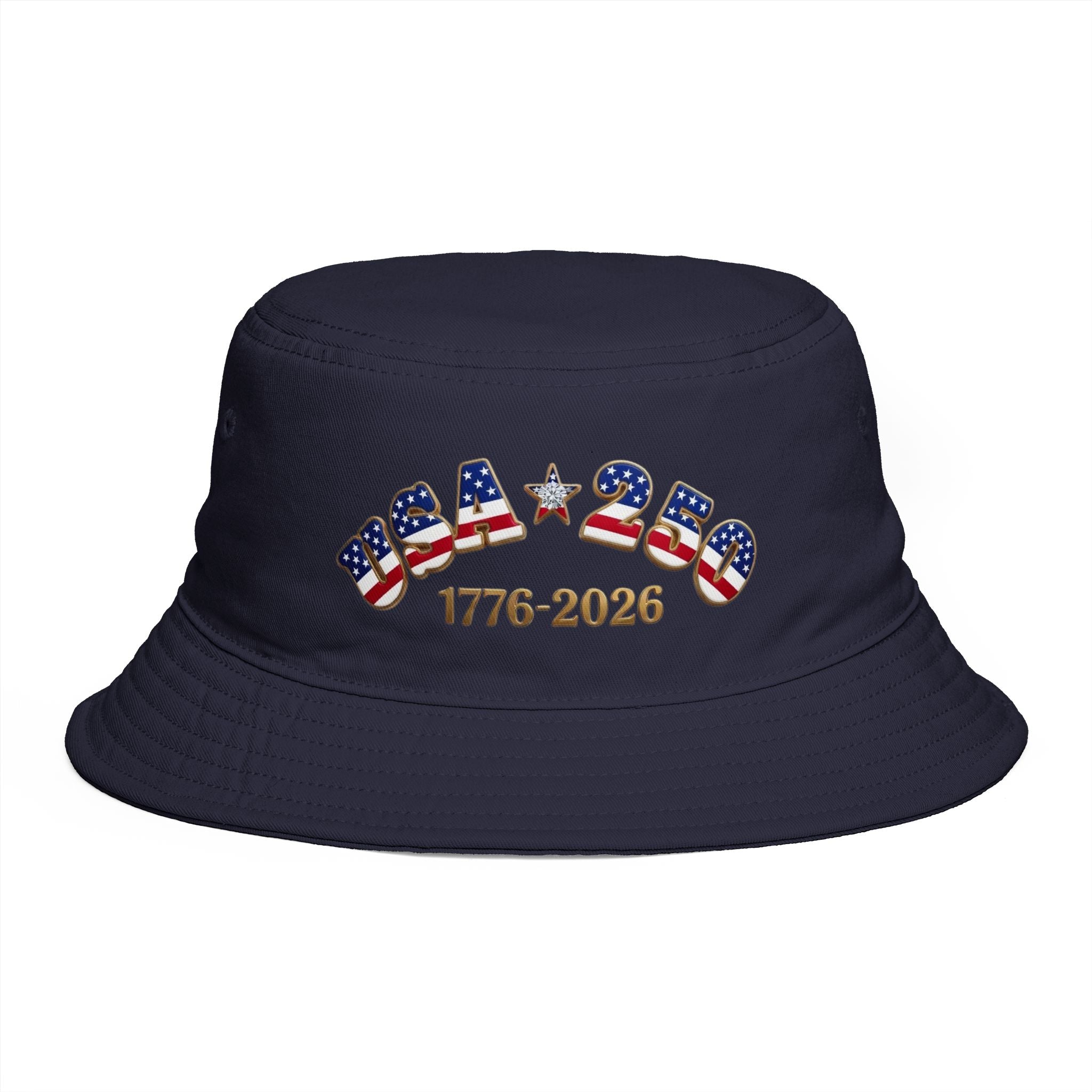 USA 1776-2026 Patriotic Bucket Hat | Fourth of July Celebration or Gardening