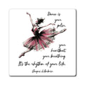 Ballet Dancer Quote Magnets | Inspirational Dance Refrigerator Magnet | Jacques d'Amboise