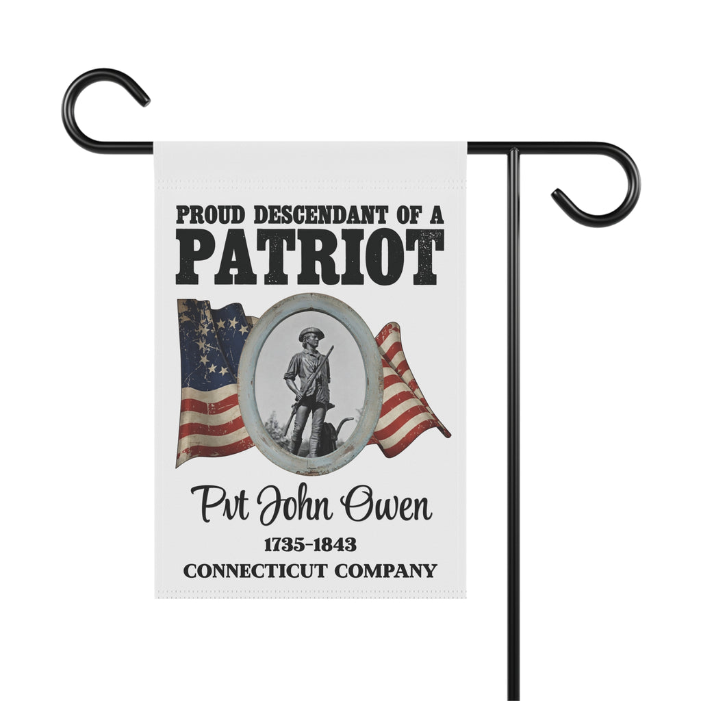 Proud Descendant of Patriot Personalized Banner Garden & House Banner | USA 250 Tribute