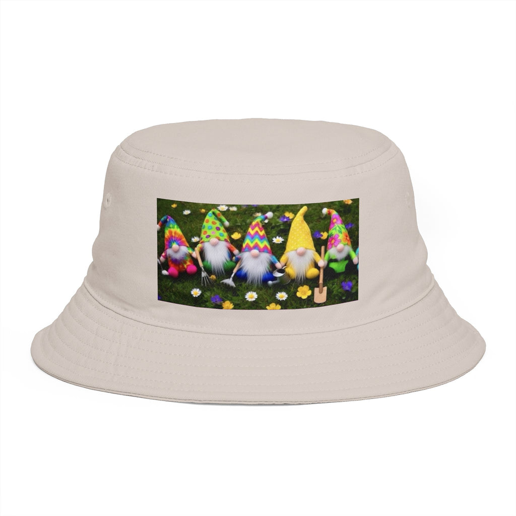 Garden Gnomes Unisex Bucket Hat | Cute Colorful Gardening Sun Hat