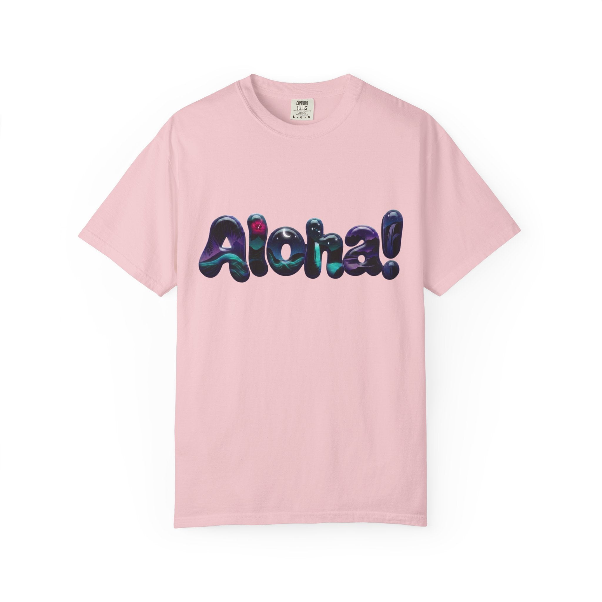 Aloha! Wave Lettering T-Shirt | Hawaiian Surf Graphic Tee