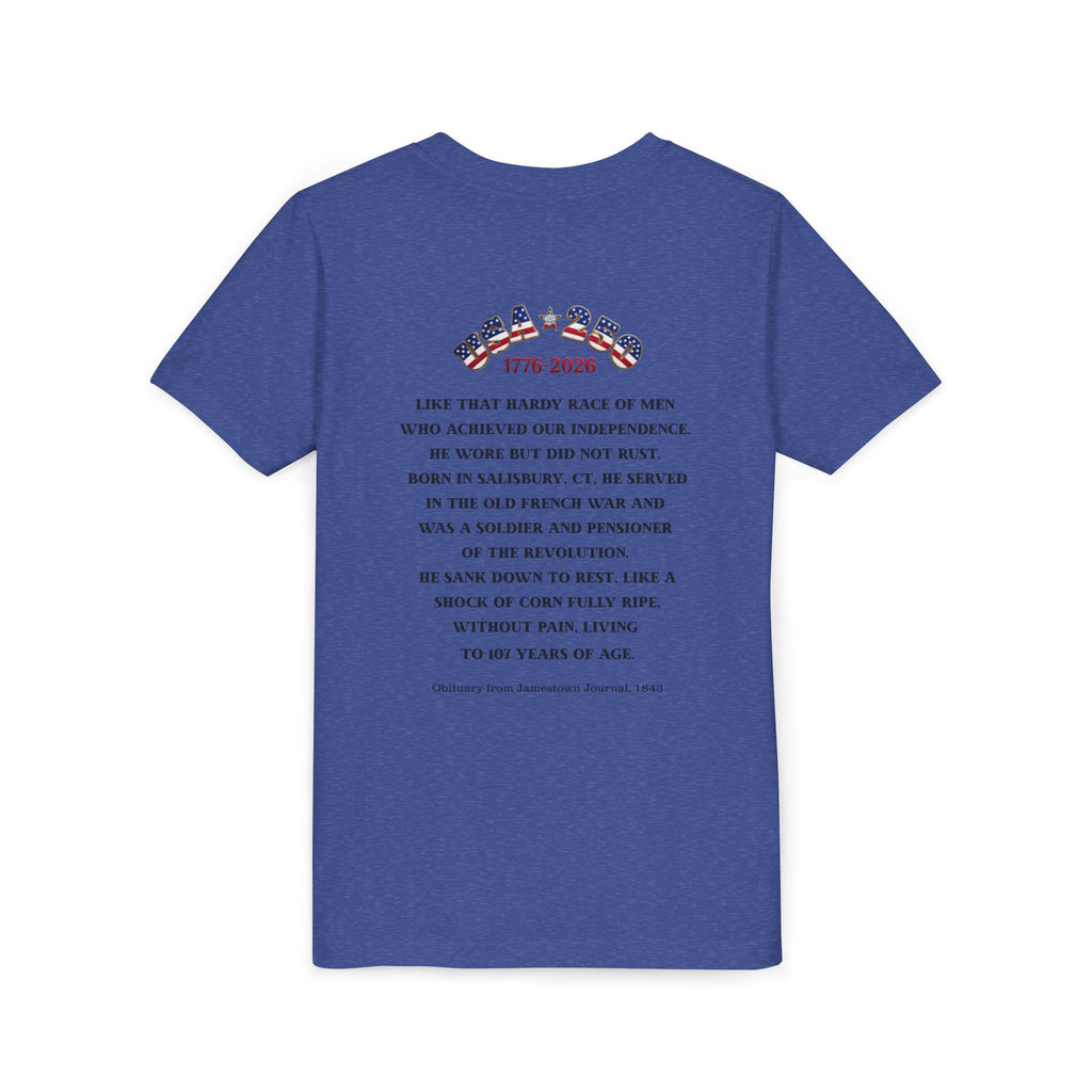 OWENS FAMILY with authentic obituary - Proud Descendant of a Patriot Unisex Kids Tee | Revolutionary Soldier, American Flag