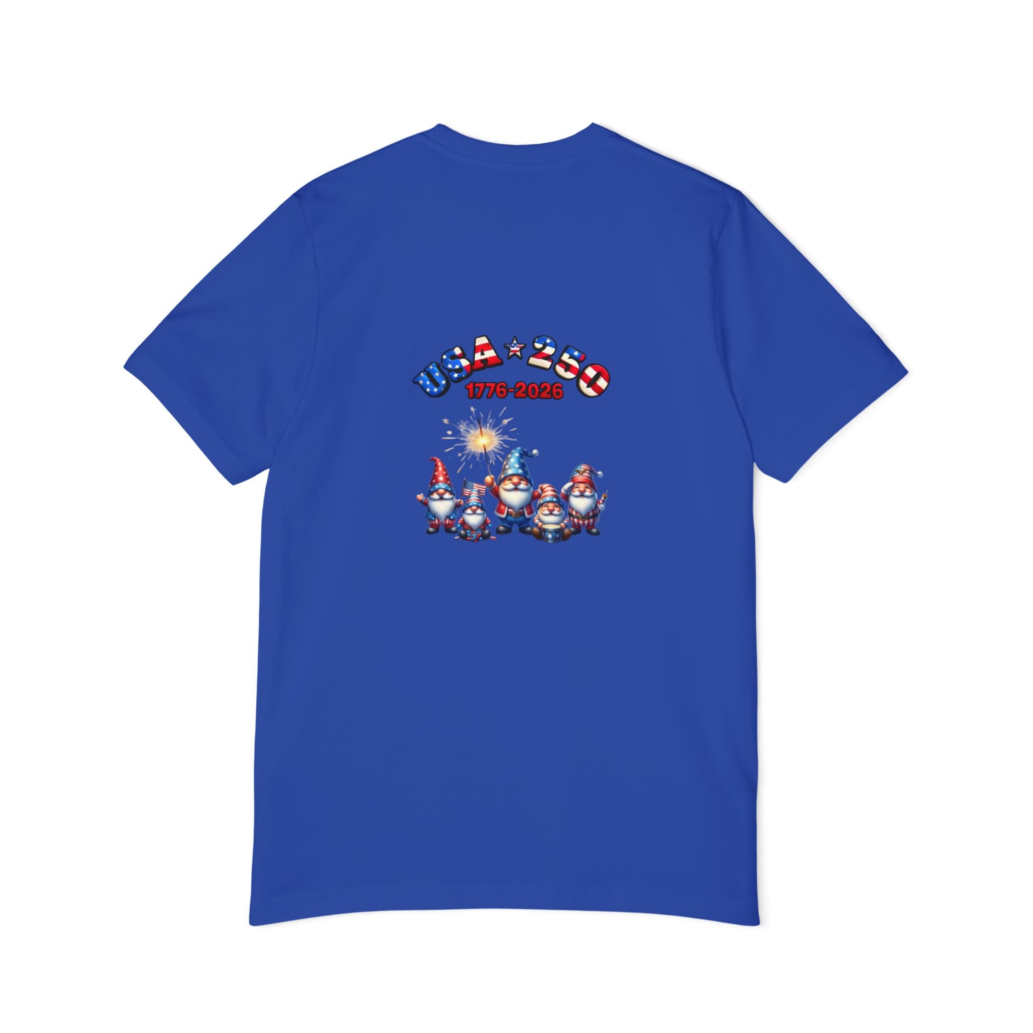 Chilling with My Gnomies Patriotic Unisex T-Shirt | USA 250, 1776-2026