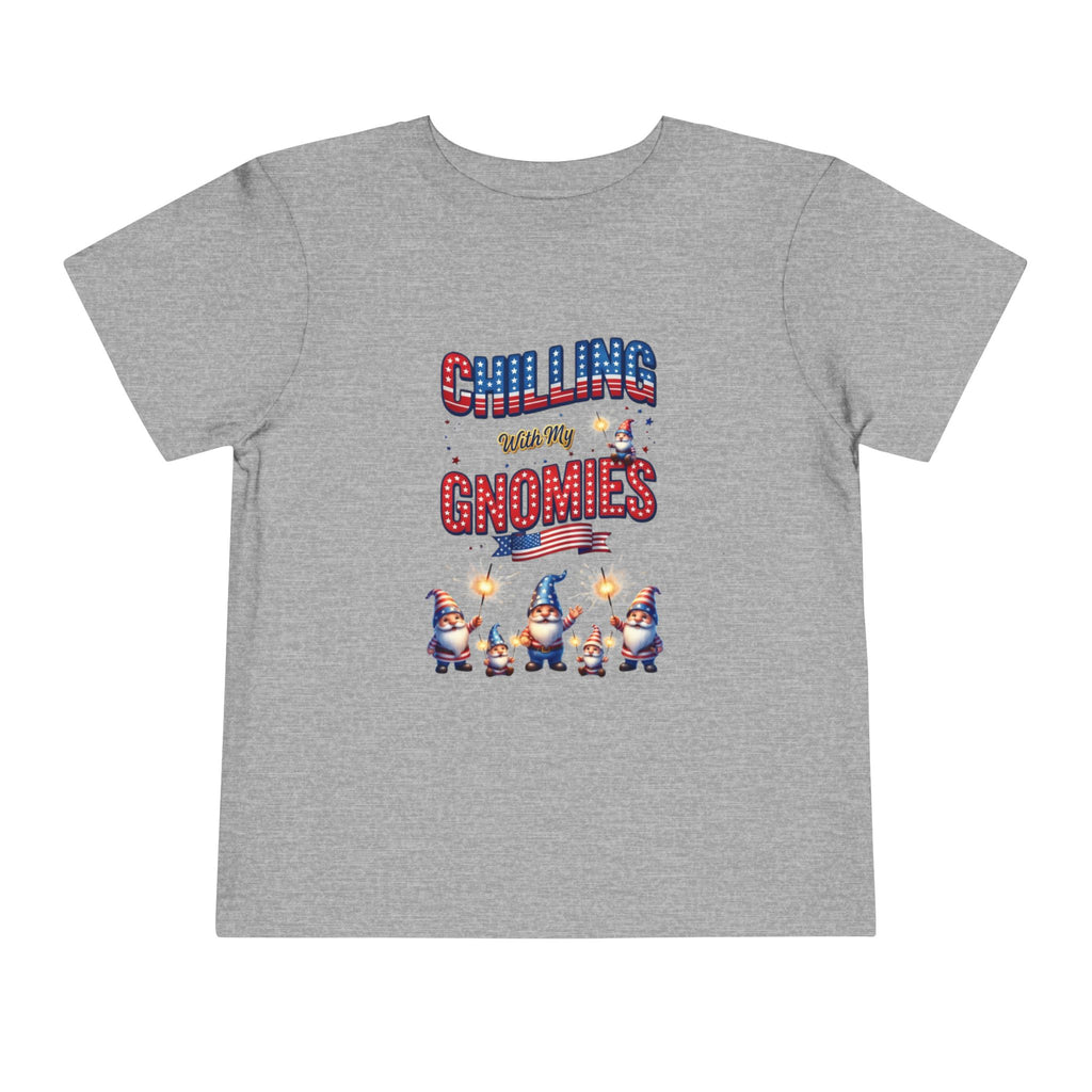 Patriotic Gnomes Unisex Toddler Tee | USA Stars Stripes 1776-2026