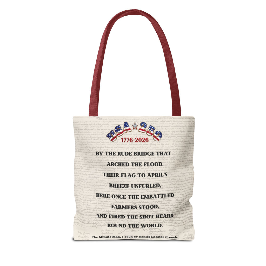 Patriot Descendant Tote Bag — "Proud Descendant of a Patriot" Revolutionary War Tribute | Personalize